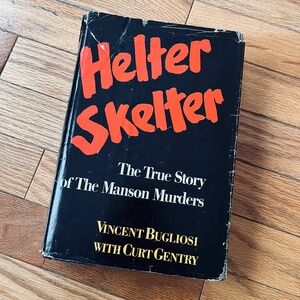 Vintage 1974 Helter Skelter by Vincent Bugliosi Hardcover Book